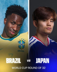 [2026 북중미] 일본, 브라질 상대 승리 확률 '18.1%'…대이변 도전