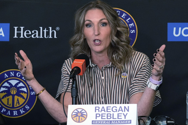 LA스파크스가 페블리 단장을 해임했다. 사진= AP= 연합뉴스 제공