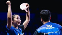 임종훈-신유빈, 또 만리장성 넘었다…WTT US 그랜드 스매시 우승