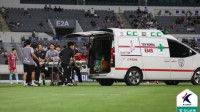 [GOAL 현장] '의식 잃은' 프리조 앰뷸런스 긴급 후송&황성민 어지럼증 교체...용인FC, 수원FC와 접전 끝 1-1 무승부
