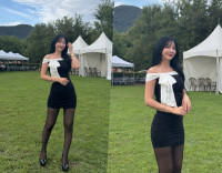 홍진영, 초미니 블랙원피스로 뽐낸 'S라인'…하루하루 갈수록 더 아깝다