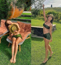 '꼭지' 원빈 조카 맞아? 김희정, 올리브 비키니 입고 뽐낸 성숙미