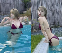 ‘권민아 왕따 논란 AOA 탈퇴’ 신지민, 버건디 비키니 입고 전한 근황 “행복하단양”