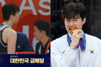 '日 꺾고 12년 만의 금' 이현중, 분노 뒤 보여준 뜻밖의 행동